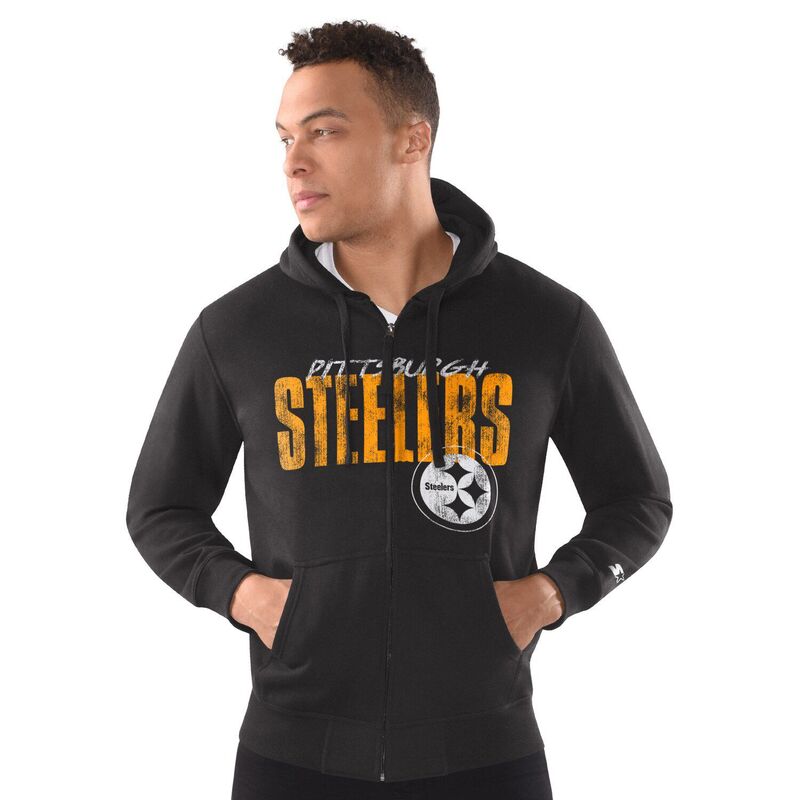̵   㥱åȡ֥륾  Men's Starter Black Pittsburgh Steele...