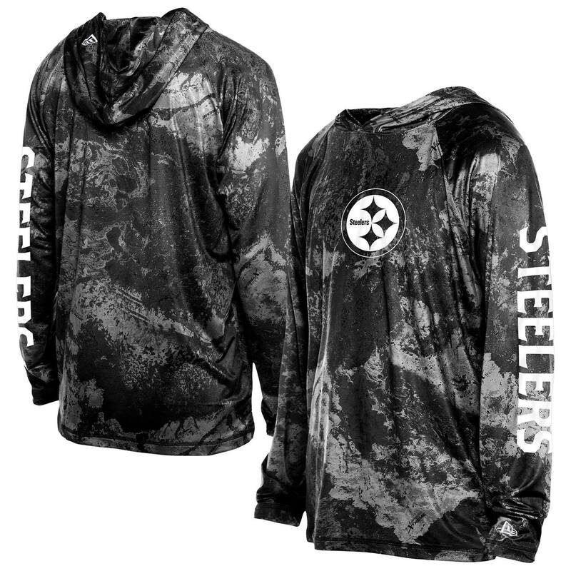 ̵ ˥塼  T ȥåץ Men's New Era Black Pittsburgh Steelers Rea...