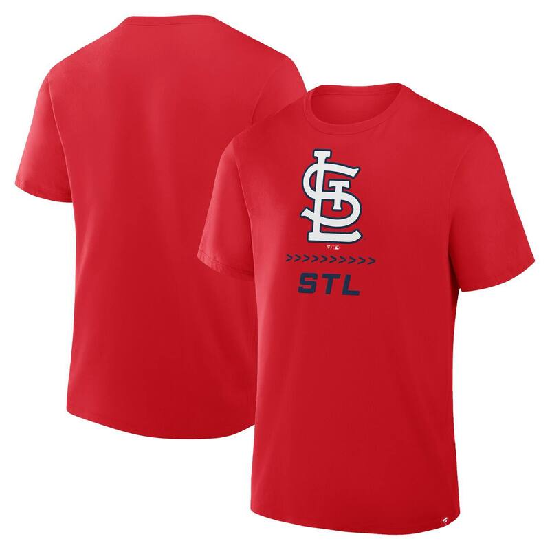 ファナティクス メンズ トップス Tシャツ Men's Fanatics Red St. Louis Cardinals Clubhouse Legacy Side Swipe T-Shirt Crd Red レッド