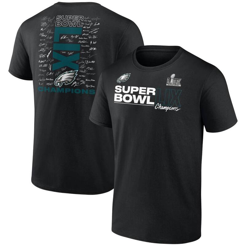 ̵ եʥƥ  T ȥåץ Men's Fanatics Black Philadelphia Eagles ...