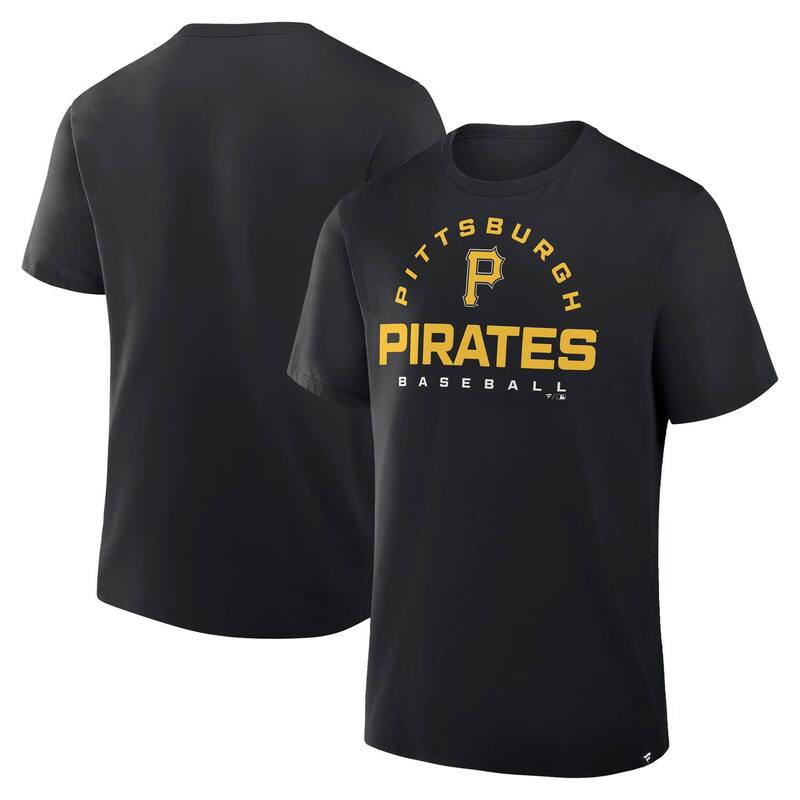 ̵ եʥƥ  T ȥåץ Men's Fanatics Black Pittsburgh Pirates C...