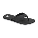 【送料無料】 ハーレー メンズ サンダル シューズ Hurley Layback Men's Flip Flop Sandals Black White