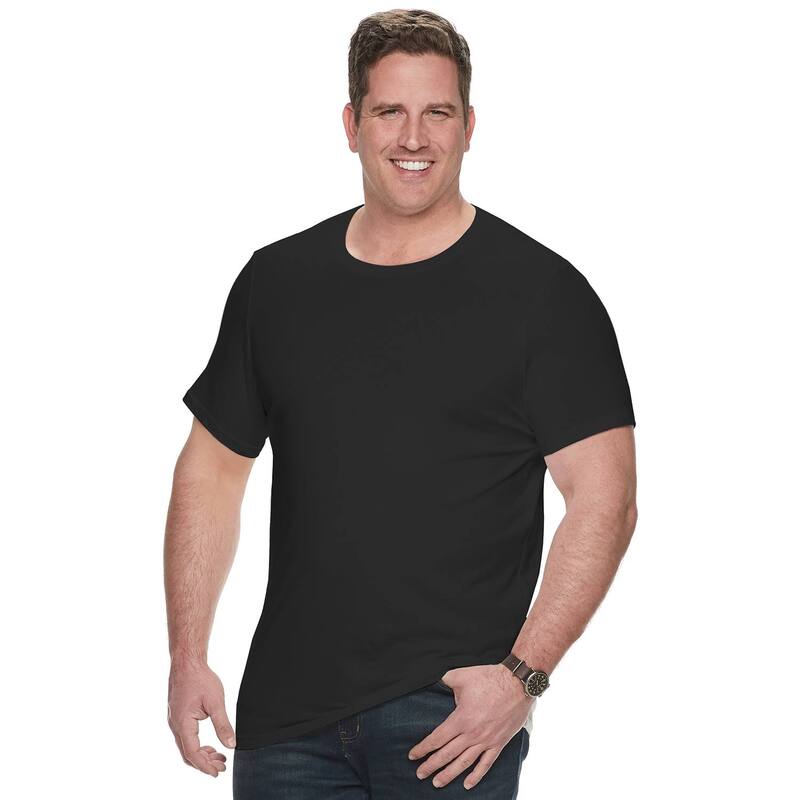 【送料無料】 ソノマ メンズ Tシャツ トップス Big & Tall Sonoma Goods For Life Short Sleeve Crewneck T-Shirt Black