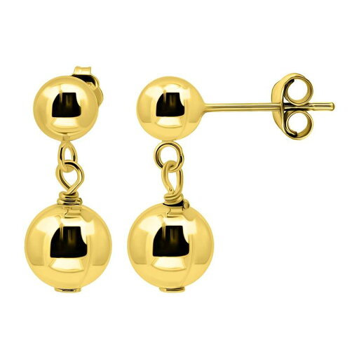 【送料無料】 Aleure Precioso レディース ピアス・イヤリング アクセサリー Aleure Precioso Sterling Silver Ball Nickel Free Drop Earrings Gold Tone 【送料無料】 Aleure Precioso レディース ピアス・イヤリング アクセサリー Aleure Precioso Sterling Silver Ball Nickel Free Drop Earrings Gold Tone