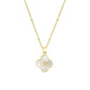 【送料無料】 アドニア レディース ネックレス・チョーカー・ペンダントトップ アクセサリー Adornia 14k Gold Plated Mother-of-...