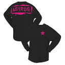 【送料無料】 ファナティクス レディース Tシャツ トップス Women's Fanatics Black Houston Astros Neon Jersey Long Sleeve T-Shirt Ast Black(4)