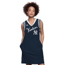 【送料無料】 スターター レディース ワンピース トップス Women's Starter Navy New York Yankees Fast Track S...