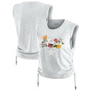 【送料無料】 ウェア バイ エリン アンドルーズ レディース Tシャツ トップス Women's WEAR by Erin Andrews Heather Gray Houston Astros Cinched Tank Top Ast Grey