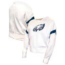 【送料無料】 ファナティクス レディース Tシャツ トップス Women'sFanatics White Philadelphia Eagles Plus Size Fleece Pullover Sweatshirt Eag White(4)