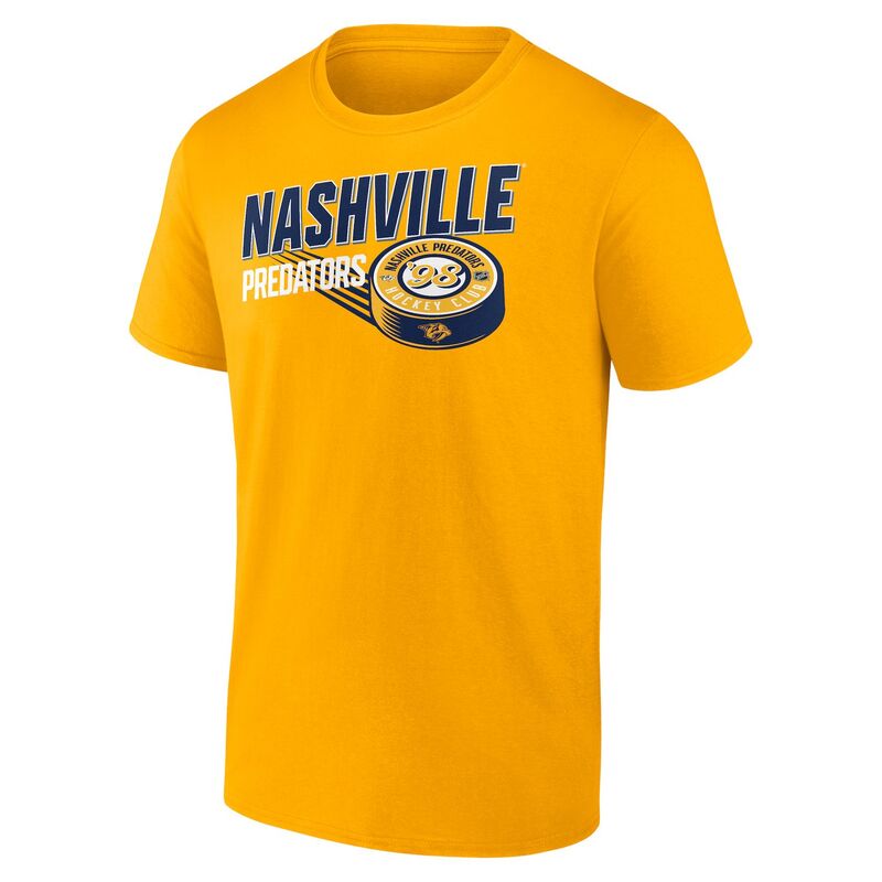 ファナティクス メンズ トップス Tシャツ Men's Fanatics Nashville Predators NHL Biscuit Puck Tee P..