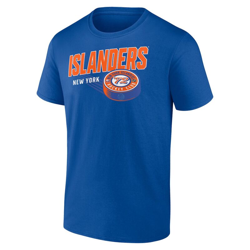 ファナティクス メンズ トップス Tシャツ Men's Fanatics New York Islanders NHL Biscuit Puck Tee Is..