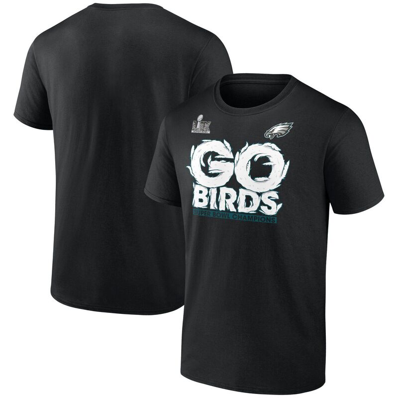 ̵ եʥƥ  T ȥåץ Men's Fanatics Black Philadelphia Eagles ...