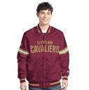 【送料無料】 スターター メンズ ジャケット・ブルゾン アウター Men's Starter Wine/Gold Cleveland Cavaliers Sco...