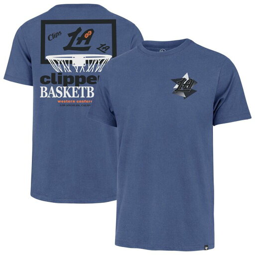【送料無料】 フォーティセブンブランド メンズ Tシャツ トップス Men's '47 Blue LA Clippers City Edition Backboard T-Shirt Clp Blue 【送料無料】 フォーティセブンブランド メンズ Tシャツ トップス Men's '47 Blue LA Clippers City Edition Backboard T-Shirt Clp Blue