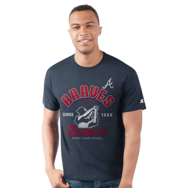 ReVida ŷԾŹ㤨̵֡   T ȥåץ Men's Starter Navy Atlanta Braves Prime Time Batter T-Shirt Brv NavyפβǤʤ9,980ߤˤʤޤ