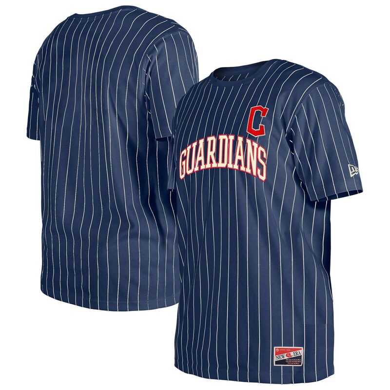 ̵ ˥塼  T ȥåץ Men's New Era Navy Cleveland Guardians Thro...