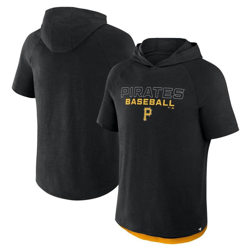 ̵ եʥƥ  T ȥåץ Men's Fanatics Black Pittsburgh Pirates C...