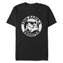【送料無料】 スター ウォーズ メンズ Tシャツ トップス Men's Star Wars This Dad's A Trooper Graphic Tee Black