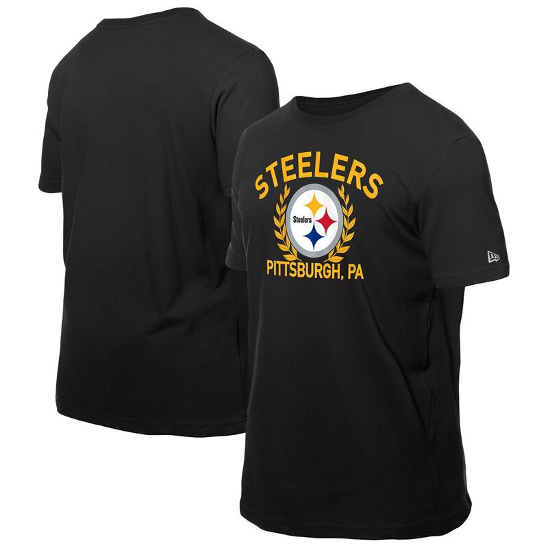 ̵ ˥塼  T ȥåץ Men's New Era Black Pittsburgh Steelers 202...