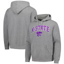 【送料無料】 アンブランデッド メンズ Tシャツ トップス Men's Gray Kansas State Wildcats Foundation Fleece Pullover Hoodie Kst Grey