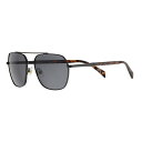 【送料無料】 ドッカーズ メンズ サングラス・アイウェア アクセサリー Men's Dockers 59mm Metal Aviator Sunglasses Black(4)