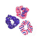 【送料無料】 アンブランデッド レディース ヘアアクセサリー アクセサリー Patriotic 3-Pack Scrunchie Set Multi