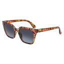 【送料無料】 ドレイパージェームス レディース サングラス・アイウェア アクセサリー Women's Draper James 52mm Blush Floral Square Sunglasses Blush Floral(4)