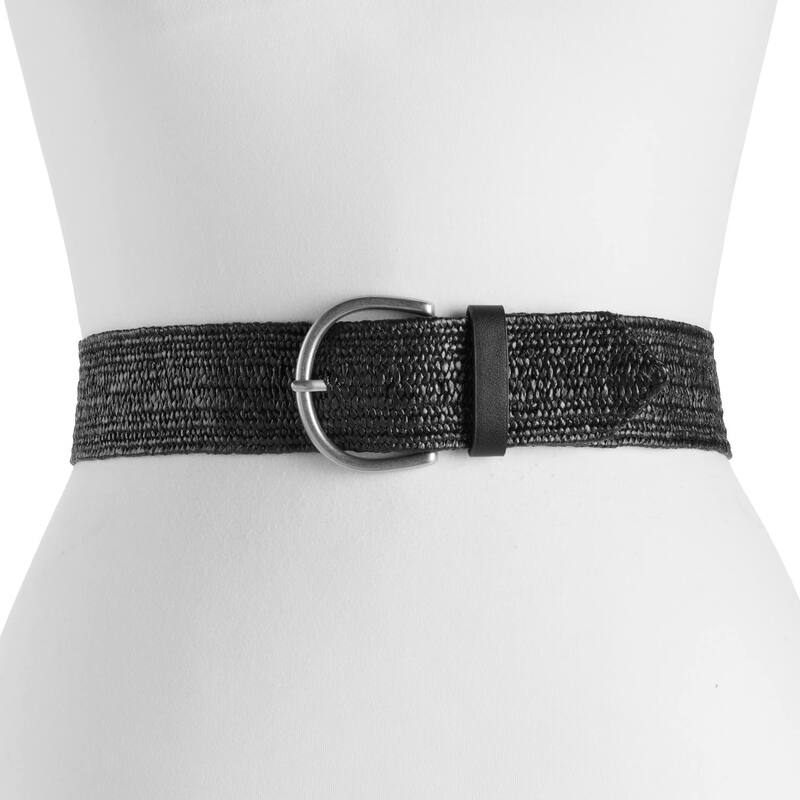 【送料無料】 ソノマ レディース ベルト アクセサリー Women's Sonoma Goods For Life 45MM Stretch PP Straw With Harness Buckle Toast