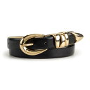【送料無料】 ナインウェスト レディース ベルト アクセサリー Women's Nine West Sculptural Hardware Panel Belt...