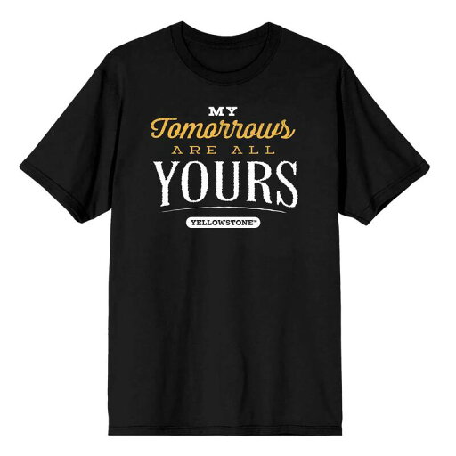 【送料無料】 ライセンス キャラクター レディース Tシャツ トップス Juniors' Yellowstone My Tomorrows Graphic Tee Black 【送料無料】 ライセンス キャラクター レディース Tシャツ トップス Juniors' Yellowstone My Tomorrows Graphic Tee Black