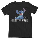 【送料無料】 ライセンス キャラクター レディース Tシャツ トップス Disney's Lilo & Stitch Out of this World Sta...