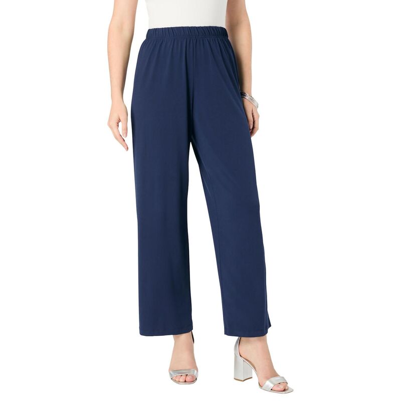 ReVida ŷԾŹ㤨֥ޥ ǥ ܥȥॹ 奢ѥ ץ饹 åץ Roaman's Women's Plusize Ultrasmooth Fabricropped Pant Navy ͥӡפβǤʤ13,980ߤˤʤޤ