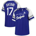 【送料無料】 プロファイル レディース Tシャツ トップス Women'sProfile Shohei Ohtani Royal Los Angeles Dodgers Plus Size Name & Number Raglan T-Shirt Lad Blue