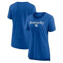 【送料無料】 アンブランデッド レディース Tシャツ トップス Women's Royal Kentucky Wildcats Breakneck Speed ...