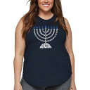 【送料無料】 エルエーポップアート レディース Tシャツ トップス Menorah - Women's Plus Size Word Art Tank Top ...