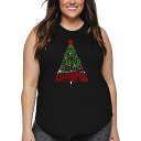 【送料無料】 エルエーポップアート レディース Tシャツ トップス Have Yourself a Merry Little Christmas - Women...