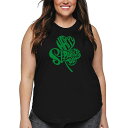 【送料無料】 エルエーポップアート レディース Tシャツ トップス Women's Plus Size Word Art Tank Top - St. Patr...