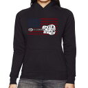 【送料無料】 エルエーポップアート レディース Tシャツ トップス America Rocks - Women's Word Art Hooded Sweats...