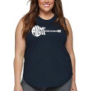 【送料無料】 エルエーポップアート レディース Tシャツ トップス Women's Plus Size Word Art Tank Top - All You ...