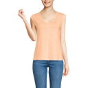 【送料無料】 ランズエンド レディース Tシャツ トップス Women's Lands' End Cap Sleeve Shoulder T-Shirt Pea...