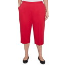 【送料無料】 アルフレッド ダナー レディース カジュアルパンツ ボトムス Plus Size Alfred Dunner Star Studded Capri...