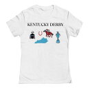【送料無料】 アンブランデッド レディース Tシャツ トップス Juniors' Kentucky Derby Graphic T-Shirt White