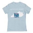 【送料無料】 アンブランデッド レディース Tシャツ トップス Juniors' Horizontal Logo Kentucky Derby Graphic ...