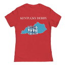 【送料無料】 アンブランデッド レディース Tシャツ トップス Juniors' Horizontal Kentucky Derby Graphic T-Shi...