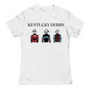 【送料無料】 アンブランデッド レディース Tシャツ トップス Juniors' Rider Clothes Pattern Kentucky Derby Gr...