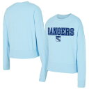 【送料無料】 アンブランデッド レディース Tシャツ トップス Women's Concepts Sport Light Blue New York Range...