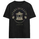 【送料無料】 ライセンス キャラクター レディース Tシャツ トップス Juniors' Gilmore Girls Stars Hollow Circle L...