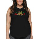 【送料無料】 エルエーポップアート レディース Tシャツ トップス Women's Plus Size Word Art Tank Top - Zion - O...