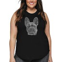 【送料無料】 エルエーポップアート レディース Tシャツ トップス Women's Plus Size Word Art Tank Top - French B...