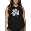 【送料無料】 エルエーポップアート レディース Tシャツ トップス Women's Plus Size Word Art Tank Top - KISS ME ...